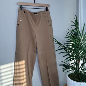 NWT Talbots Tan Wide Leg Women's Trouser